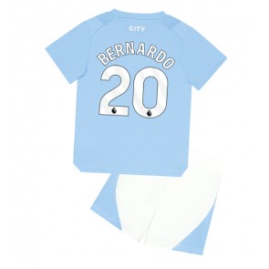 Manchester City Bernardo Silva #20 Domaci Dres za Dječji 2023-24 Kratak Rukavima (+ kratke hlače)